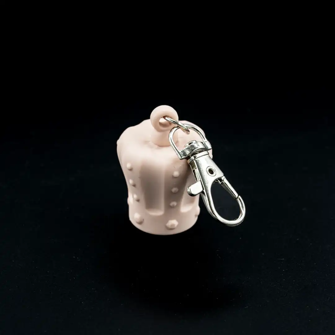 Keychain lipstick and lip balm tube image 2