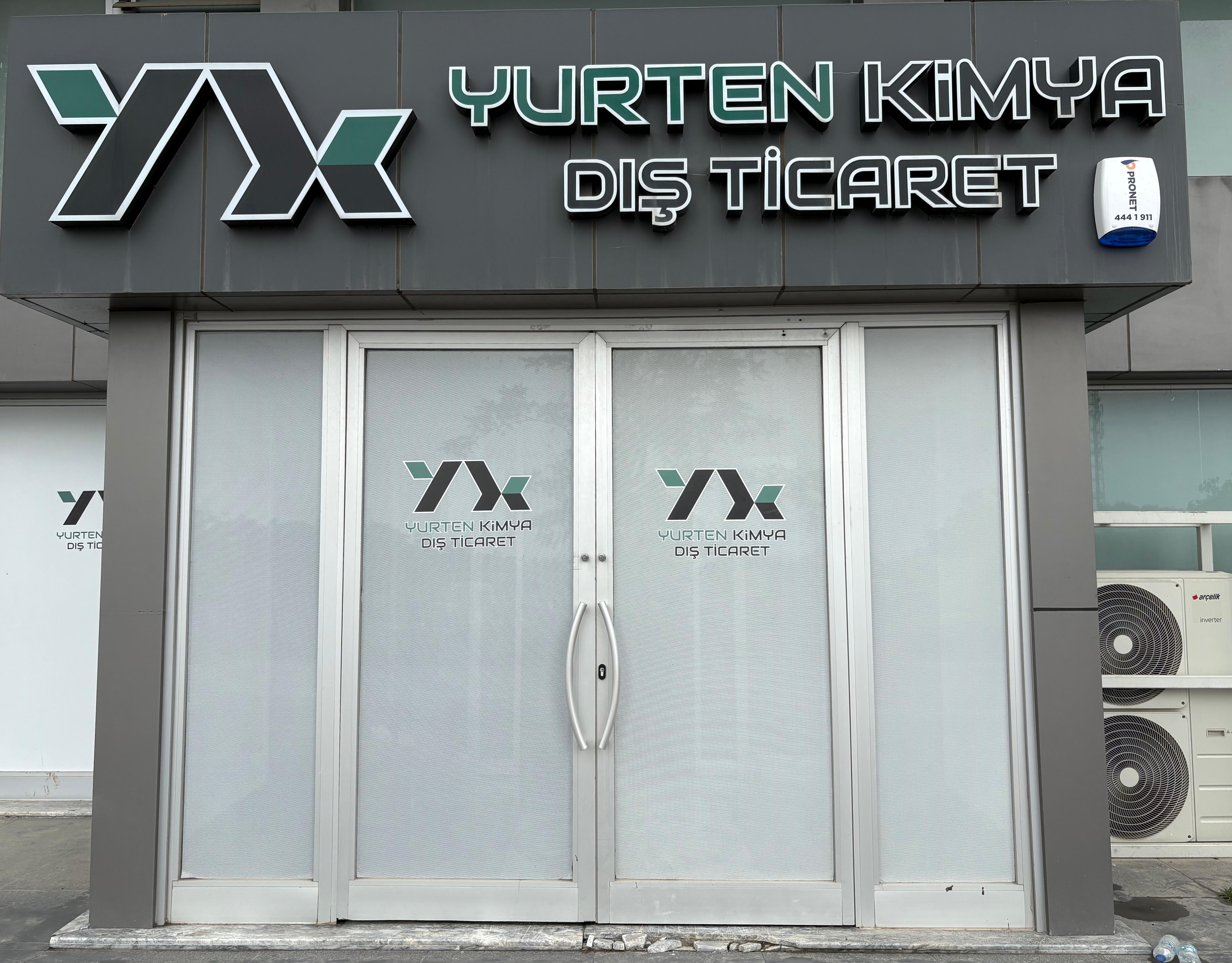 Yurten Kimya ofis girişi – Yurten Pack